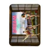 Dream Bigger Altered Art  dansers Magneet (Verticaal)