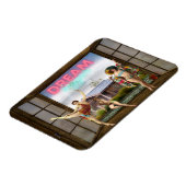 Dream Bigger Altered Art  dansers Magneet (Linkerzijde)