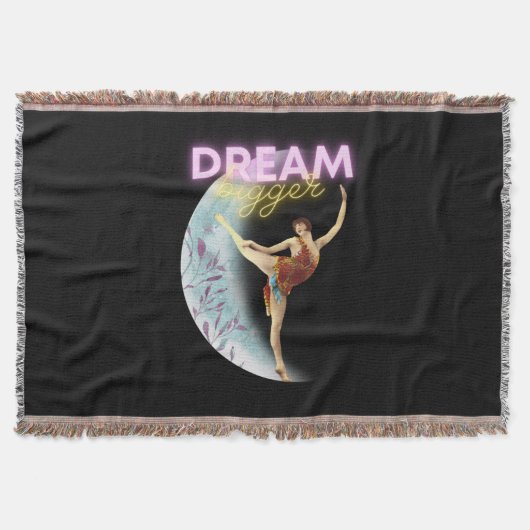 Dream Bigger  Ballet Dancer Deken (Voorkant)