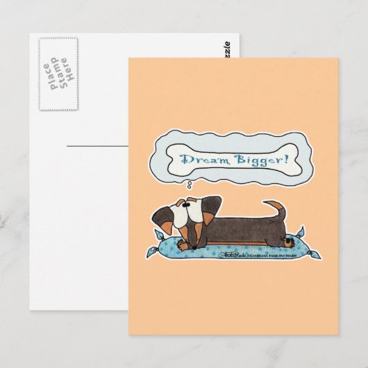 Dream Bigger Briefkaart (Voorkant / Achterkant)