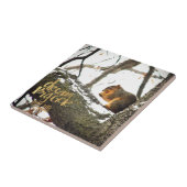 Dream Bigger dan Life Squirrel Tegeltje (Zijkant)