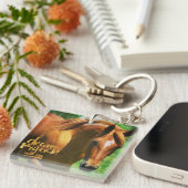 Dream Bigger Horse Sleutelhanger (Voorkant Rechts)