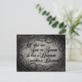 Dream binnen een droom briefkaart (Staand voorkant)