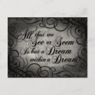 Dream binnen een droom briefkaart