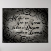 Dream binnen een droom poster (Voorkant)