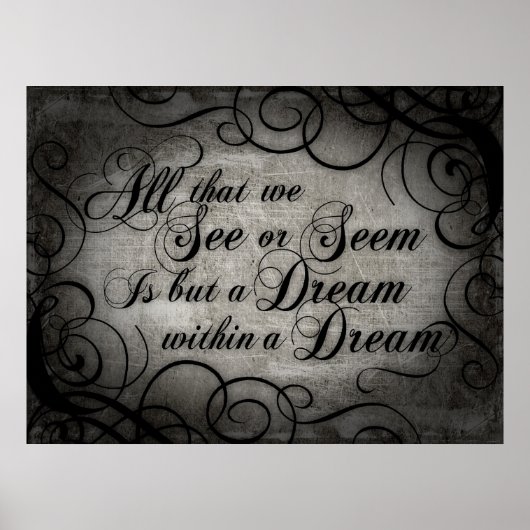 Dream binnen een droom poster (Voorkant)