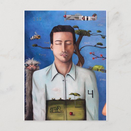 Dream binnen een droom van 2 briefkaart (Voorkant)