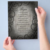 Dream binnen een droomcoördinaat flyer (Hand)