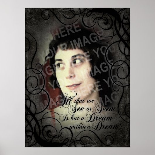 Dream binnen een droomcoördinaat poster (Voorkant)