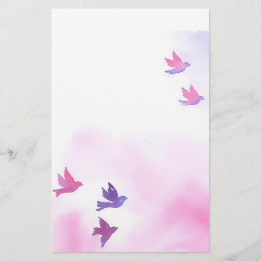Dream Birds Stationery Briefpapier (Voorkant)