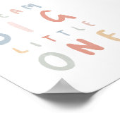 Dream Bit Little One Kleurrijke Kwekerij Poster (Hoek)