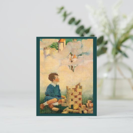 Dream Blocks van Jesse Willcox Smith Briefkaart (Staand voorkant)