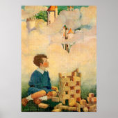 Dream Blocks van Jesse Willcox Smith Poster (Voorkant)