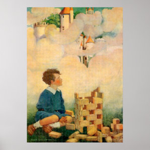 Dream Blocks van Jesse Willcox Smith Poster