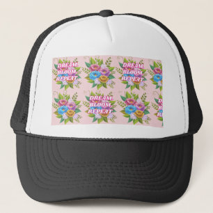 Dream Bloom Repeat Floral Motivatie Pet