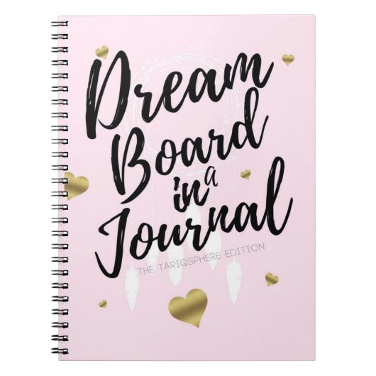 Dream Board in een Journal Notitieboek (Voorkant)