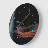 Dream Boat Art Clock New Retro Retro Grote Klok (Hoek)