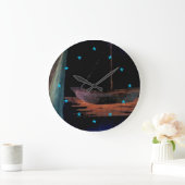 Dream Boat Art Clock New Retro Retro Grote Klok (Huis)