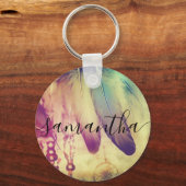 Dream Boho Bohemian Style Dreamcatcher Feathers Sleutelhanger (Voorkant)