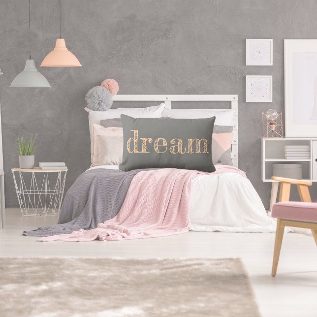 Dream boho perzik dromerig kussen (Creator heeft geüpload)