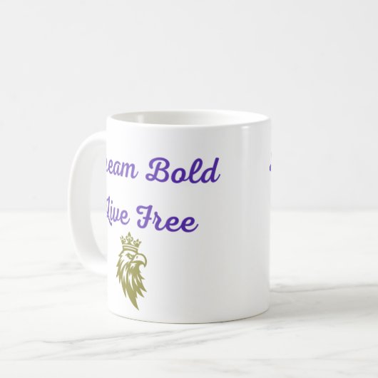 Dream Bold Coffee Mok (Voorkant links)