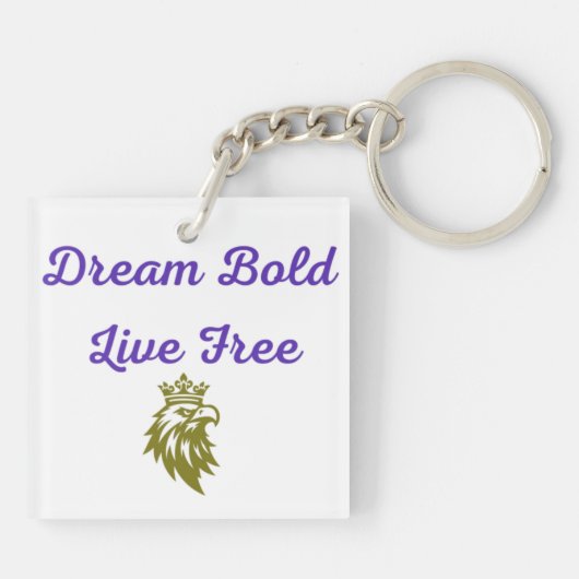 Dream Bold Sleutelhanger (Achterkant)