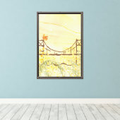 Dream Bridge Canvas Afdruk (Insitu (Houten vloer))