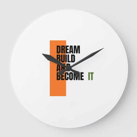 Dream. Build. Become. – Inspirational Growth & Suc Grote Klok (Voorkant)