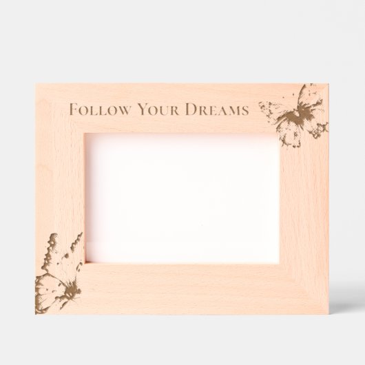 Dream Butterflies Gegraveerde Lijstjes (Voorkant)