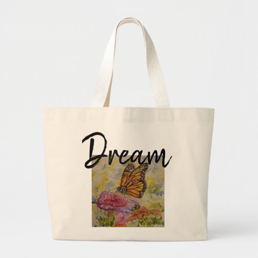 Dream Butterfly Jumbo Canvas Canvas tas (Voorkant)