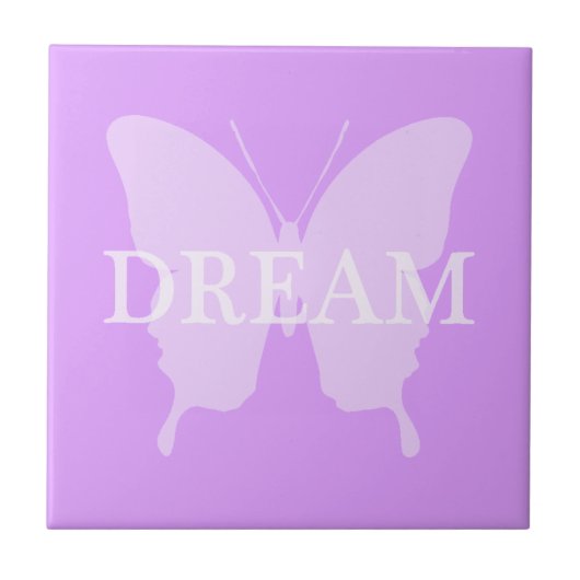 Dream Butterfly Tegeltje (Voorkant)