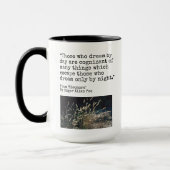 Dream by Day, Edgar Allen Poe citeert: Mok (Links)