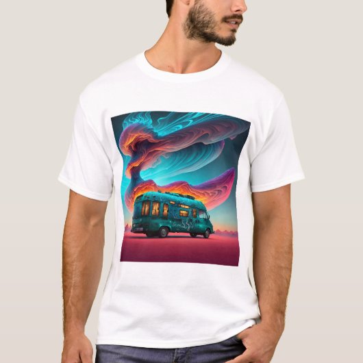 Dream Campervan/Motorhome T-shirt (Voorkant)