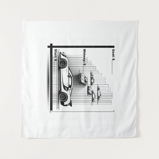 Dream Car Tracking Tapestry Wandkleed (Voorkant (horizontaal))