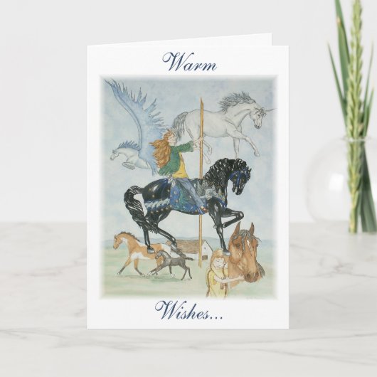 "Dream Carousel"-kaart Kaart (Voorkant)