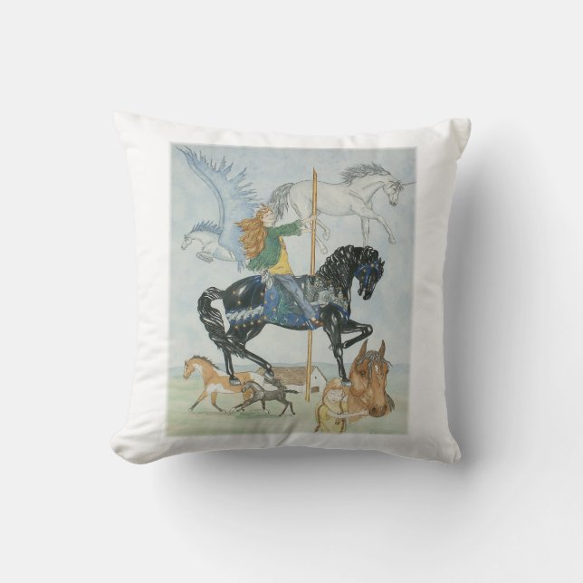 Dream Carousel Kussen (Voorkant)