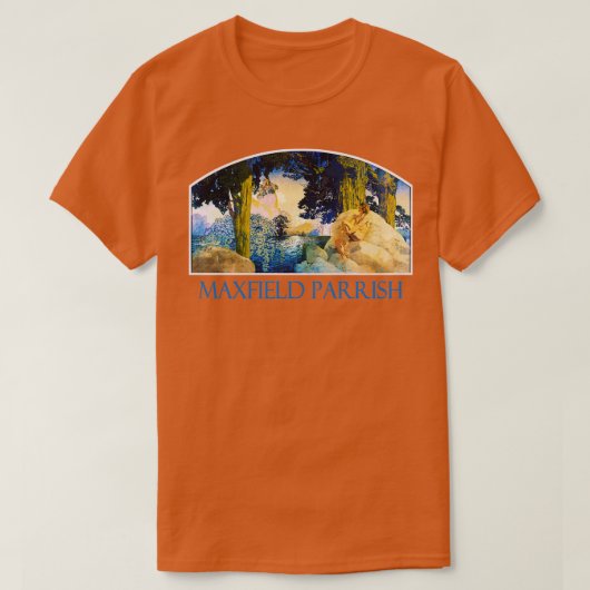 Dream Castle in the Sky 1908 door Maxfield Parrish T-shirt (Design voorkant)