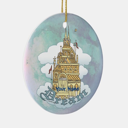 Dream Castle Keramisch Ornament (Rechts)