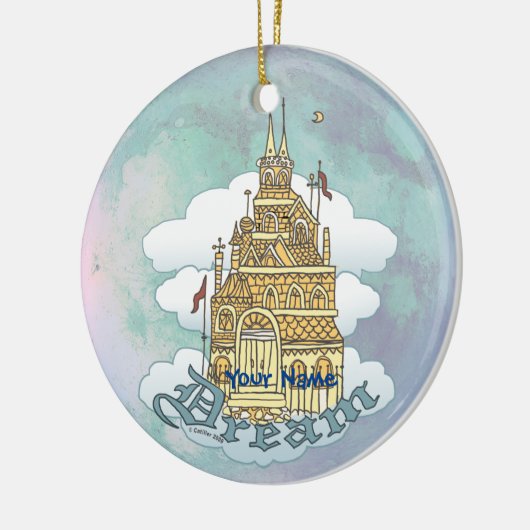 Dream Castle Keramisch Ornament (Links)