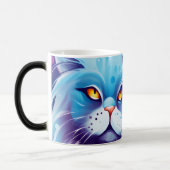 Dream Cat Abstracte wereld van kleuren Magische Mok (Links)