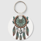 Dream Catcher Aluminium Circle Sleutelhanger (Voorkant)