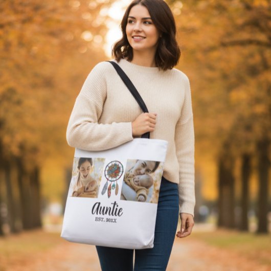 Dream Catcher Auntie Established Script 2 Photo Tote Bag