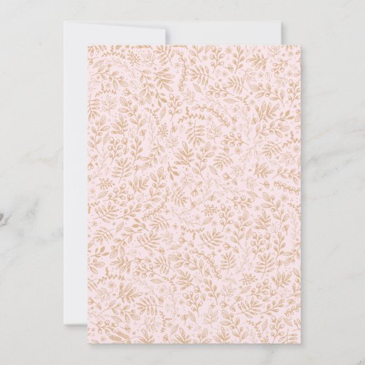 Dream Catcher Baby shower Invitation Kaart (Achterkant)