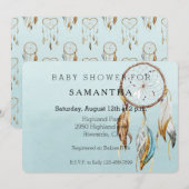 Dream Catcher baby shower Kaart (Voorkant / Achterkant)