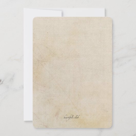 Dream Catcher Baby shower Kaart (Achterkant)