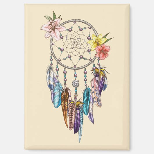 Dream catcher Background Magnet (Voorkant)