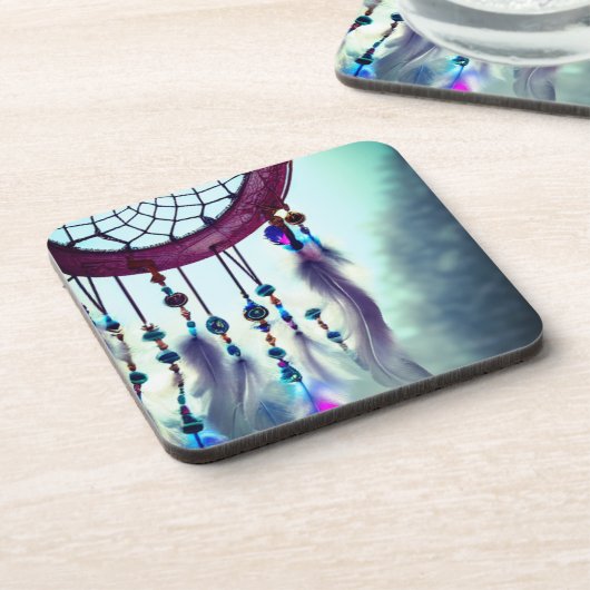 Dream Catcher Bier Onderzetter (Linkerzijde)