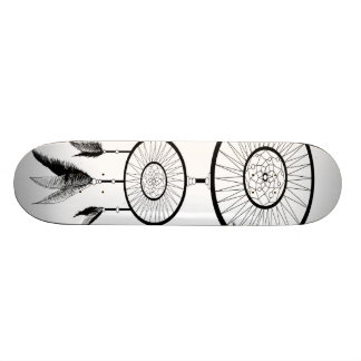 DREAM CATCHER BLACK EN WHITE PERSOONLIJK SKATEBOARD