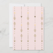 Dream Catcher, Boho Birthday Uitnodiging (Achterkant)