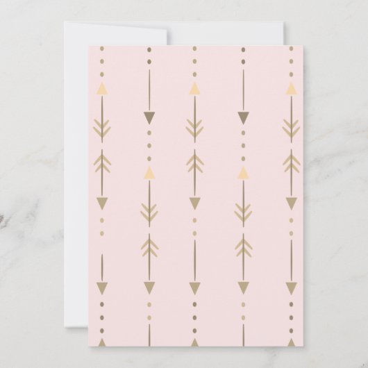 Dream Catcher, Boho Birthday Uitnodiging (Achterkant)